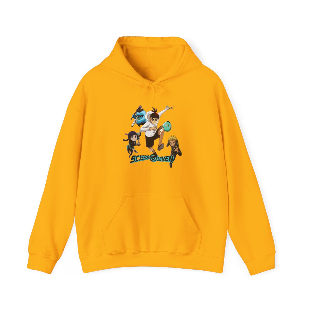 Scissor Seven Hoodie - alternate angle 2, merchandise