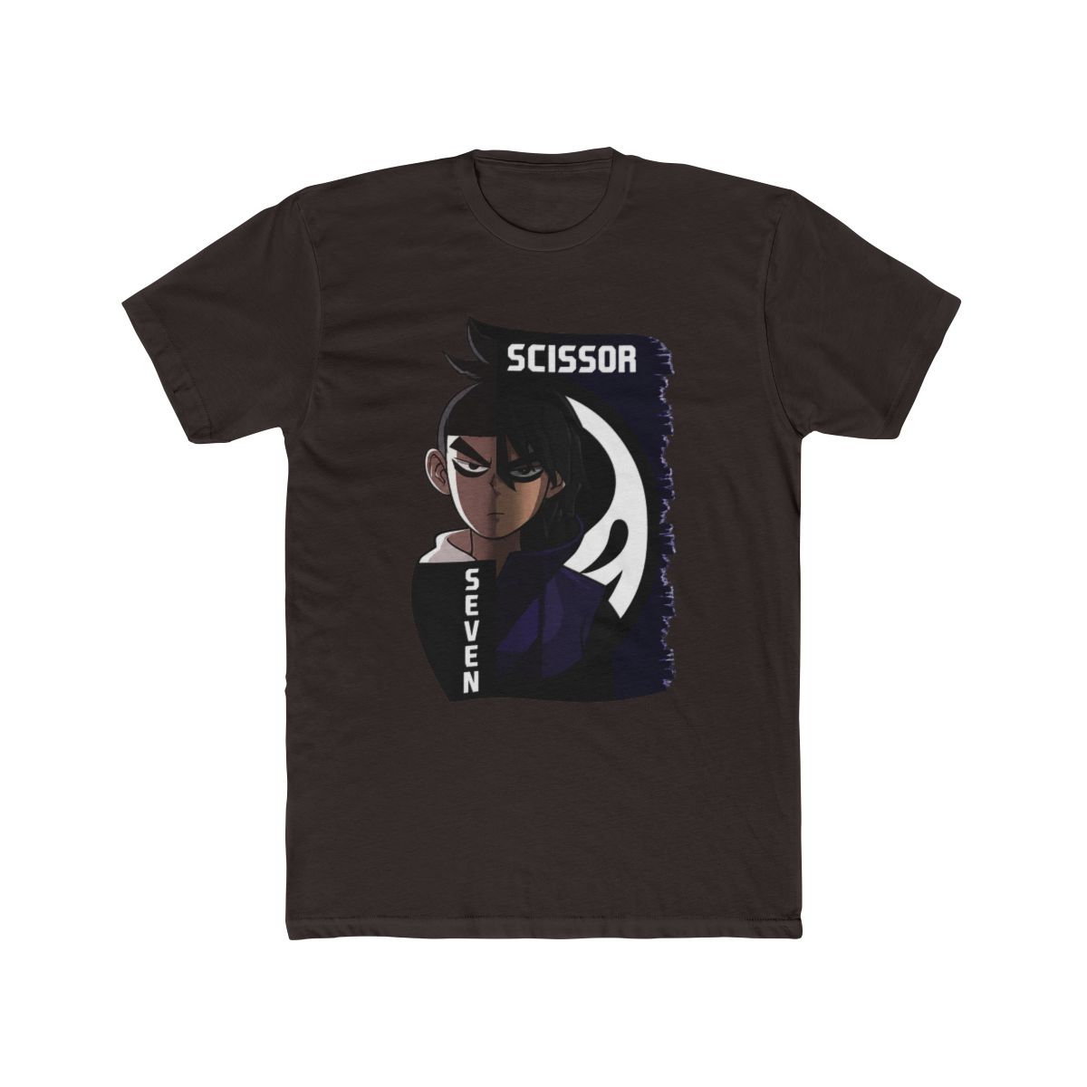 Oversized T Shirt in white with "Scissor Seven" print 010bb4 - CustomPrint.market - alternate angle 2, merchandise