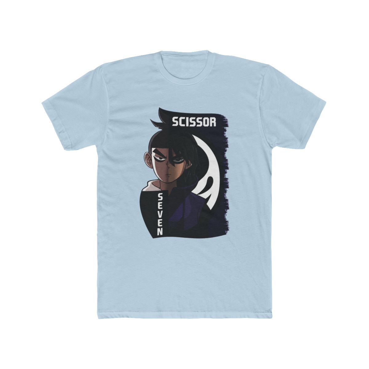Oversized T Shirt in white with "Scissor Seven" print 010bb4 - CustomPrint.market