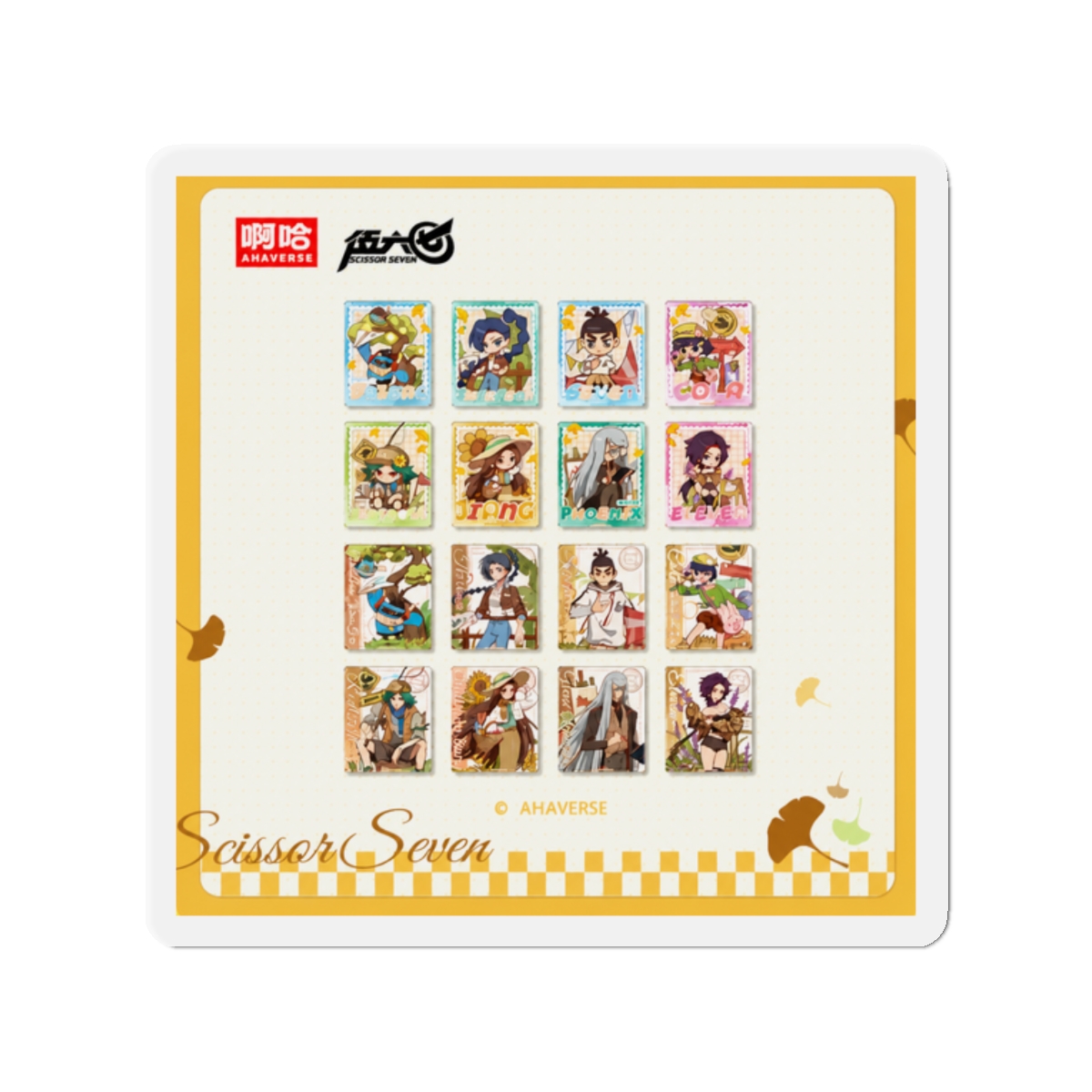 Scissor Seven Autumn Stroll Series Blind Box Magnet - Official Creator merchandise