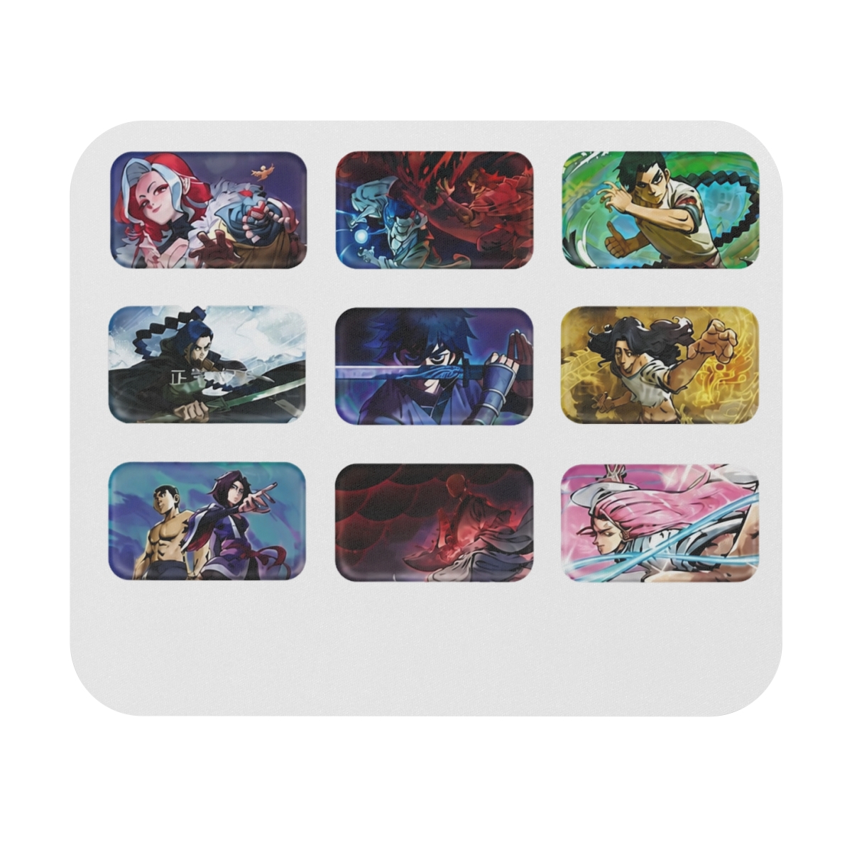 Scissor Seven OP Series S5 Square Badge、Acrylic Colored Paper、Acrylic Display Stand、Desk Accessories - Official Creator merchandise