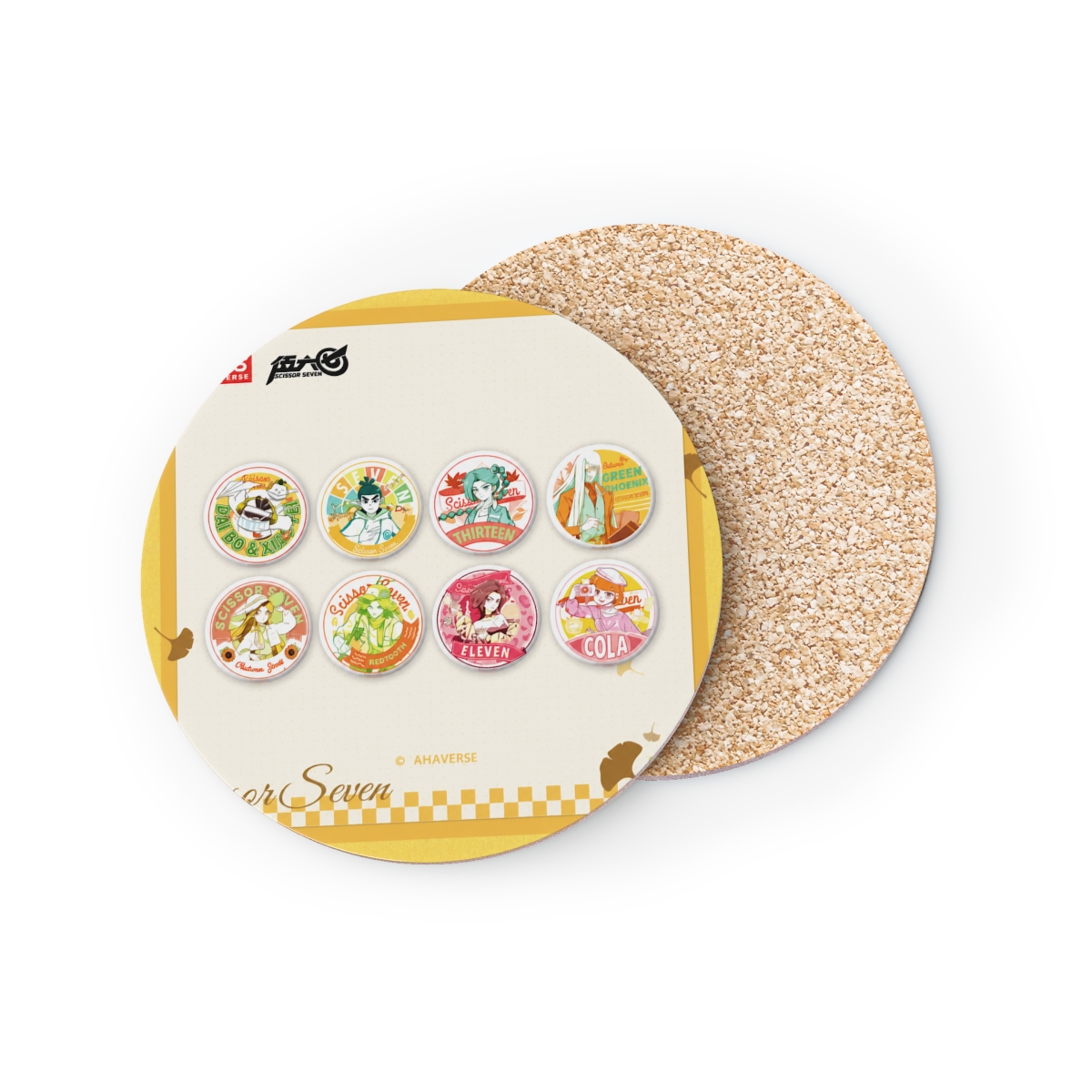 Scissor Seven Autumn Stroll Series Coaster - Official Creator merchandise