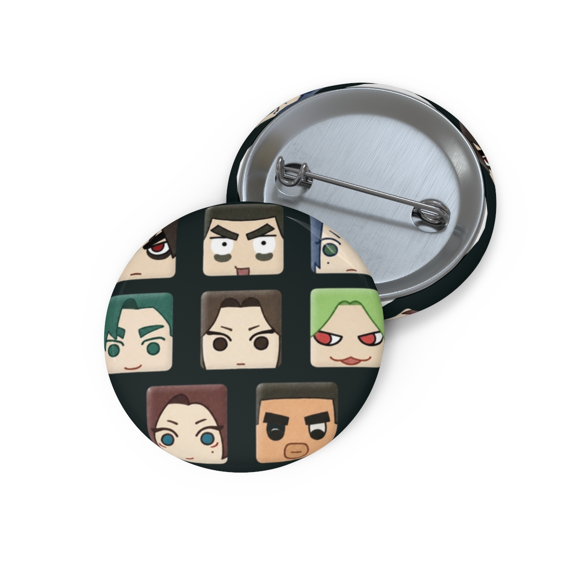 Scissor Seven Animation Memory Fragment Series Square PU Pin Blind Box - Official Creator merchandise